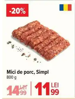 Carrefour Mici de porc, Simpl Ofertă