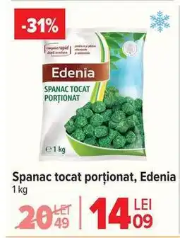 Carrefour Spanac tocat porționat Edenia Ofertă