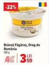 Carrefour Brânză Făgăraș Drag de România Ofertă
