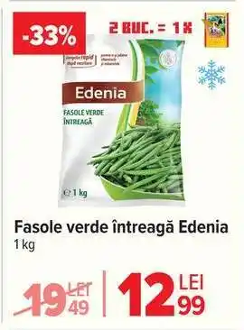 Carrefour Fasole verde întreagă Edenia Ofertă