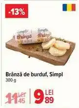 Carrefour Brânză de burduf, Simpl Ofertă