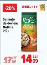 Carrefour Semințe de dovleac Nutline 200 g Ofertă