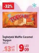 Carrefour Înghețată Waffle Caramel Topgun Ofertă