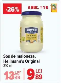 Carrefour Sos de maioneză Hellmann’s Original Ofertă