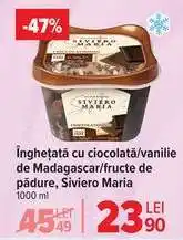 Carrefour Înghețată cu ciocolată/vanilie de Madagascar/fructe de pădure, Siviero Maria Ofertă