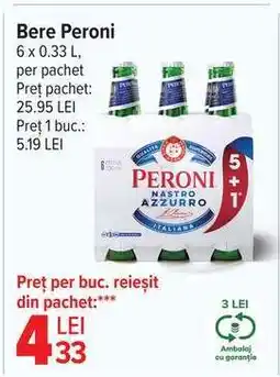 Carrefour Bere Peroni Ofertă
