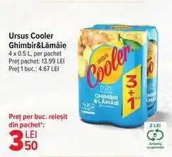 Carrefour Ursus Cooler Ghimbir&Lămâie Ofertă