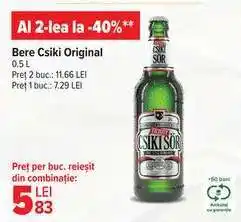 Carrefour Bere Csíki Original Ofertă