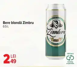 Carrefour Bere blondă Zimbru Ofertă
