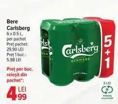 Carrefour Bere Carlsberg Ofertă