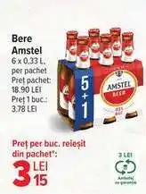 Carrefour Bere Amstel Ofertă