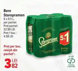 Carrefour Bere Staropramen Ofertă