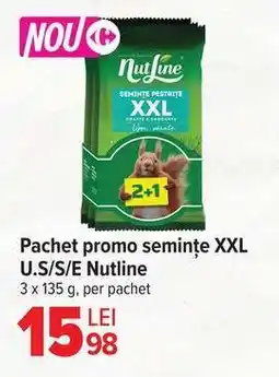 Carrefour Pachet promo semințe XXL U.S/S/E Nutline Ofertă