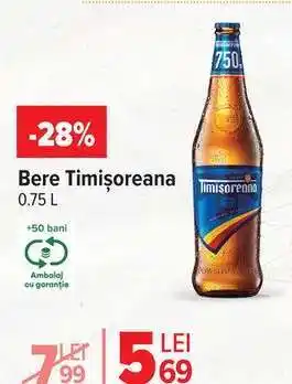Carrefour Bere Timisoreana Ofertă