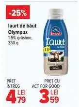Carrefour Iaurt de băut Olympus Ofertă