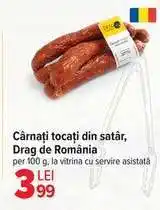 Carrefour Cârnați tocați din satâr, Drag de România Ofertă