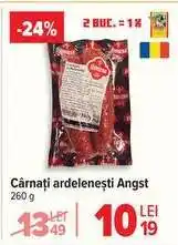 Carrefour Cârnați ardelenesti Angst Ofertă