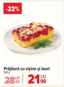 Carrefour Prăjitură cu vișine și iaurt Ofertă