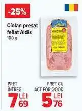 Carrefour Ciolan presat feliat Aldis Ofertă