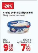 Carrefour Cremă de brânză Hochland Ofertă