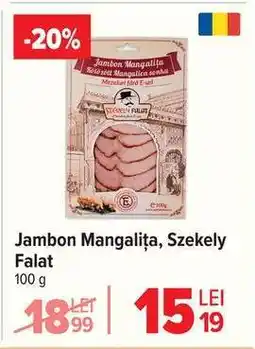 Carrefour Jambon mangalița Szekely Falat Ofertă