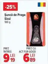 Carrefour Șuncă de Praga Sissi Ofertă
