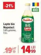 Carrefour Lapte Bio Napolact Ofertă