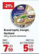 Carrefour Brânză topită triunghi Hochland Ofertă