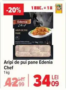 Carrefour Aripi de pui pane Edenia Chef Ofertă
