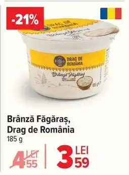 Carrefour Brânză Făgăraș Drag de România Ofertă