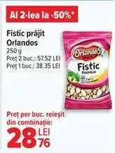 Carrefour Fistic prăjit Orlandos Ofertă