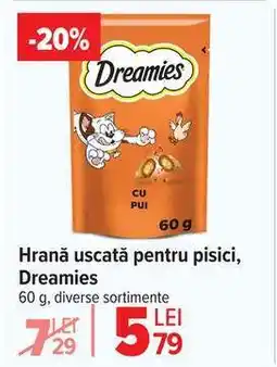 Carrefour Hrană uscată pentru pisici, Dreamies Ofertă