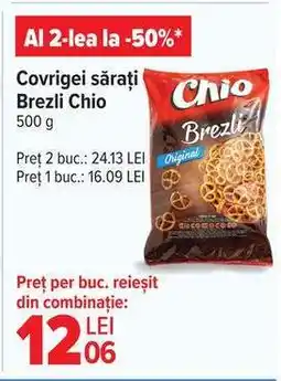 Carrefour Covrigei sărați Brezli Chio Ofertă