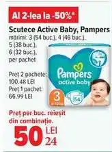 Carrefour Scutece active baby Pampers Ofertă