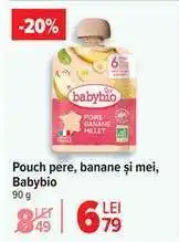 Carrefour Pouch pere, banane și mei, Babybio Ofertă