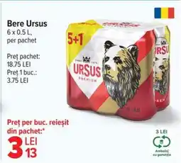 Carrefour Bere Ursus Ofertă