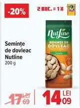 Carrefour Semințe de dovleac Nutline 200 g Ofertă