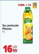 Carrefour Suc portocale Pfanner 1L Ofertă