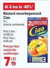 Carrefour Băutură necarbogazoasă Ciao Ofertă