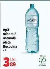 Carrefour Apă minerală naturală plată Bucovina Ofertă