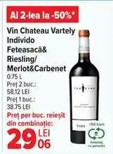 Carrefour Vin Chateau Vartely Individo Fetească&Riesling/Merlot&Cabernet Ofertă