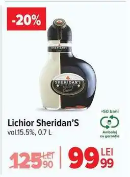 Carrefour Lichior Sheridan’s Ofertă