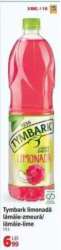 Carrefour Tymbark limonadă lămâie-zmeură/lămâie-lime Ofertă