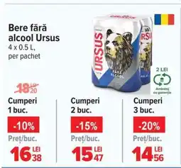 Carrefour Bere fără alcool Ursus Ofertă