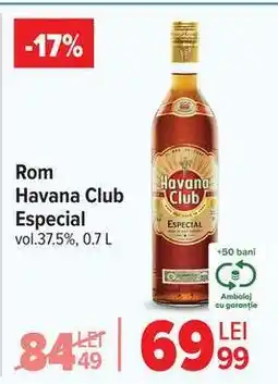Carrefour Rom Havana Club Especial Ofertă