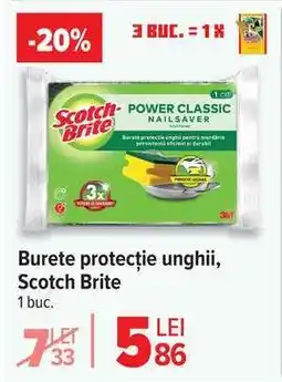 Carrefour Burete protecție unghii, Scotch-Brite Ofertă