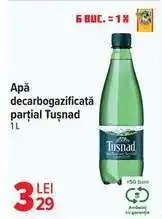 Carrefour Apă decarbogazificată parțial Tușnad Ofertă