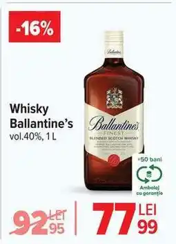 Carrefour Whisky Ballantine's Ofertă