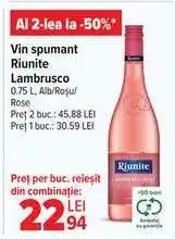 Carrefour Vin spumant Riunite Lambrusco Ofertă