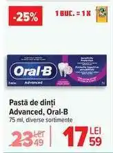Carrefour Pastă de dinți Advanced, Oral-B Ofertă